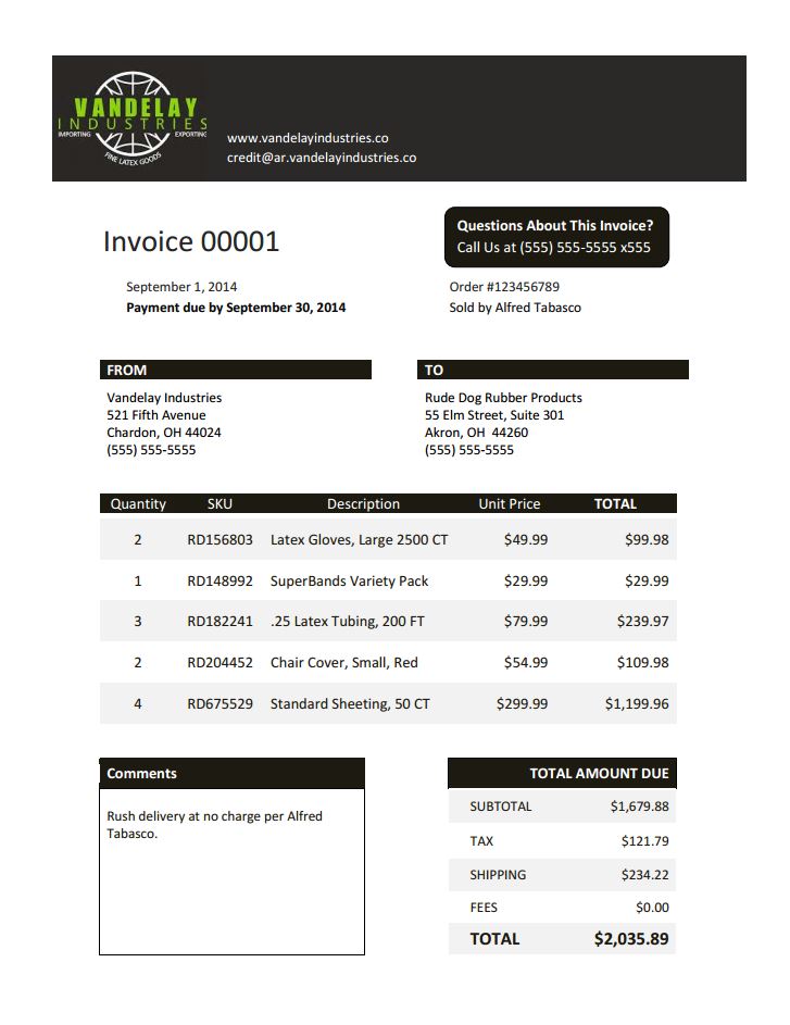 invoice home login